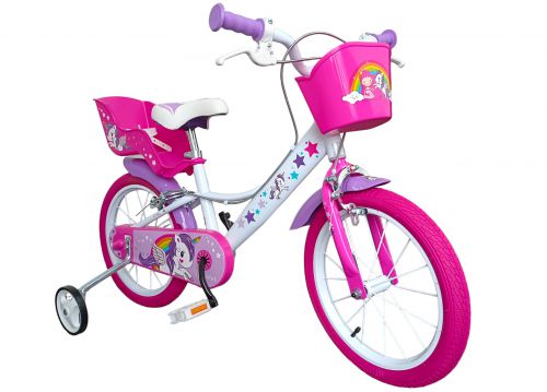 Rower 16 cali dla dziewczynki rowerek 16 cali Jednorożec Unicorn