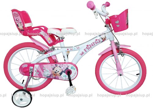 Rower 16 cali Myszka Minnie Mouse rower dla dziewczynki 16 cali Minnie Mouse 16 cali
