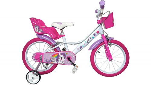 Rower dla dziewczynki 16 cali Jednorożec Unicorn, rower 16 cali dla dziewczynki
