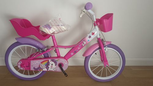Rower dla dziewczynki 16 cali Jednorożec Unicorn